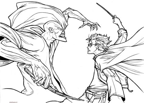 Dibujos de Harry Potter para colorear