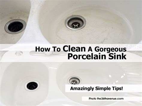 How To Clean A Gorgeous Porcelain Sink
