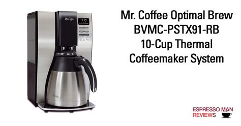 Mr Coffee Optimal Brew Bvmc Pstx91 Rb 10 Cup Thermal Coffeemaker
