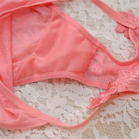 Jf G String Lingerie Erotic Low Waist Sexy Girl Underwear Lace Seamless Woman Panties Pakaian