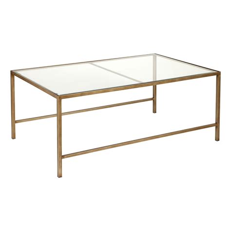 Simplife Cocktail Glass Nesting Coffee Table Antique Gold Simplife