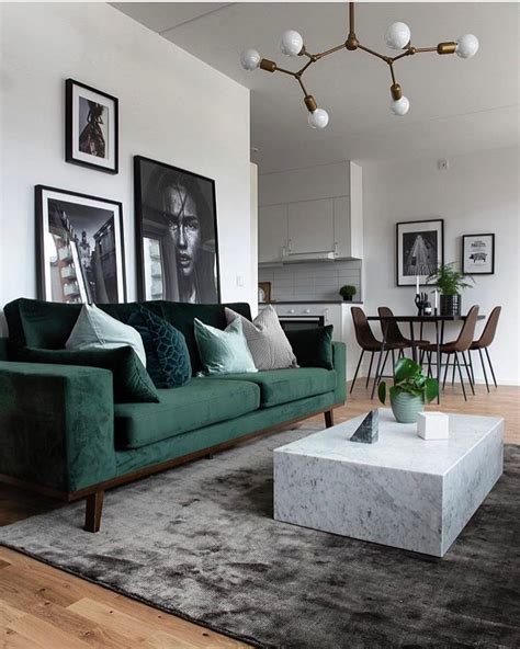 Emerald Green Couch Living Room Ideas
