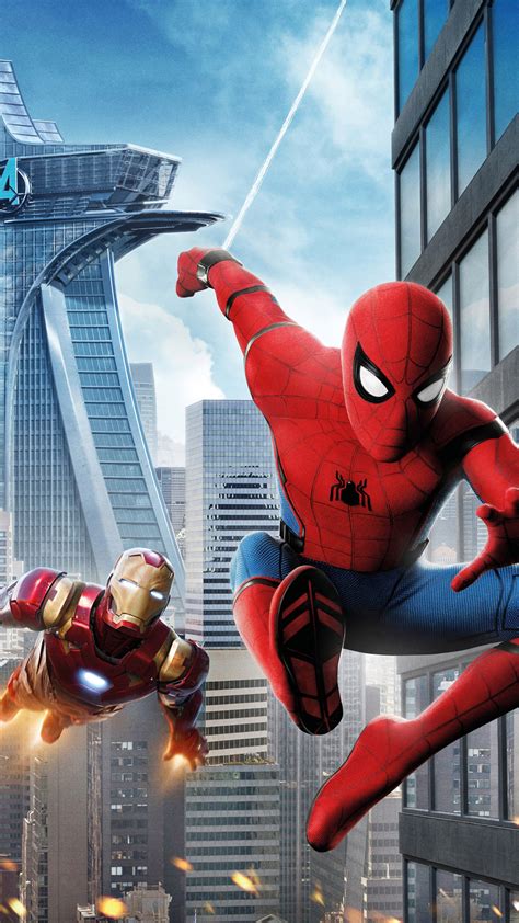 1080x1920 Iron Man Spiderman Homecoming 4k Iphone 76s6