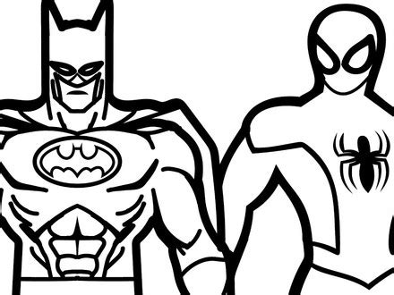 Superheroes spiderman superman and batman coloring page printable for boys. Superman Vs Batman Drawing | Free download on ClipArtMag
