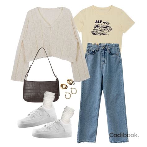 Top 25 most famous korean. 하이틴,daily,ootd,fall,cardigan,가디건,청바지 코디 by kokomo - 코디북 in ...
