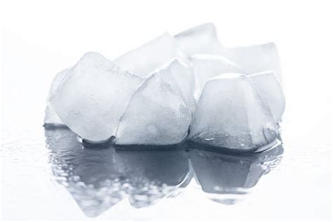 Cold Ice Cubes Stock Photo Image Of Frost Food Glass 189184990