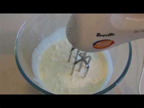 Turn Milk Into Whipped Cream Youtube
