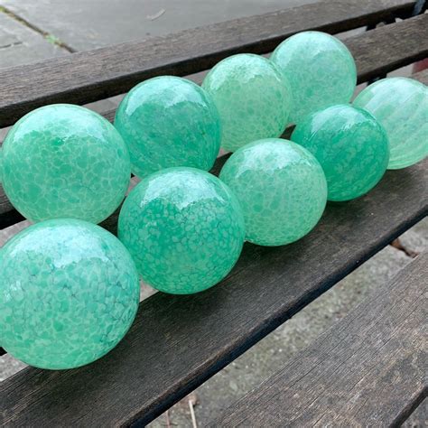 The Jade Set Now Available Blown Glass Balls For Indoor Or Outdoor