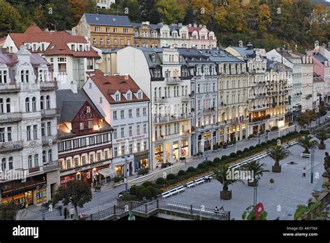 Historic Old Town Of Karlsbad Carlsbad Karlovy Vary West Bohemia