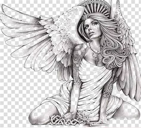 Beautiful Angel Sketch
