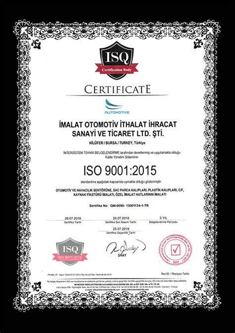 ISO Belgesi Nasıl Alınır Fiyatı Belgelendirme