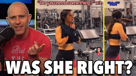 girl accuses gym trainer of being a pervert internet meltsdown youtube