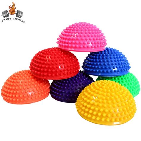 Inflatable Half Sphere Yoga Balls Pvc Massage Ball Balance Pods Disc