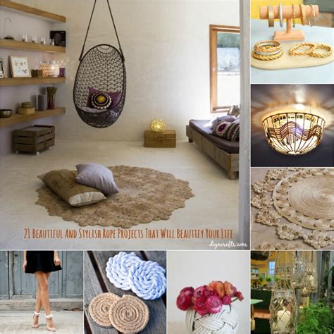 21 Beautifully Stylish Rope Projects That Will Beautify