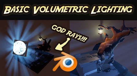 God Rays And Volumetric Lighting Blender Beginners Youtube