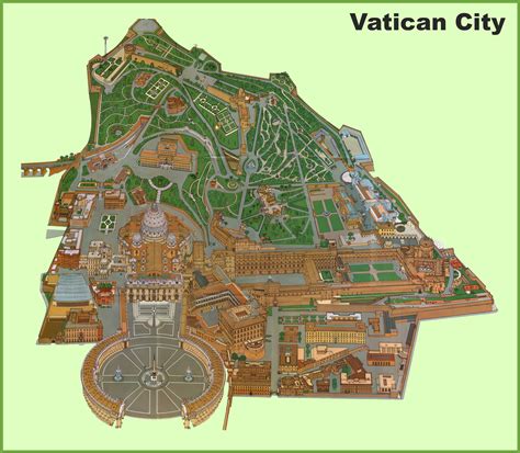 The unique economy of vatican city is supported financially by the sale of. Vatican City pictorial travel map