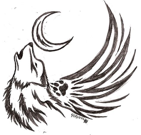 Howling Wolf Tattoo By Shiranui1 On Deviantart