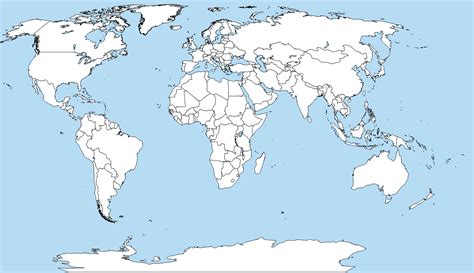 Printableblankworldmapcountries World Map Printable World Map Images