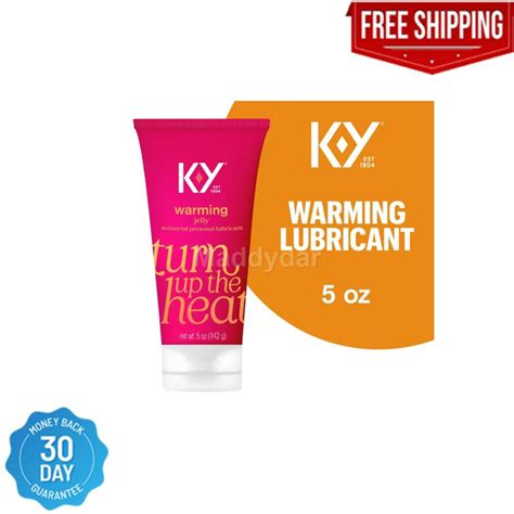 k y warming jelly sensorial personal lubricant glycol based 5 fl oz free ship 7445045596546