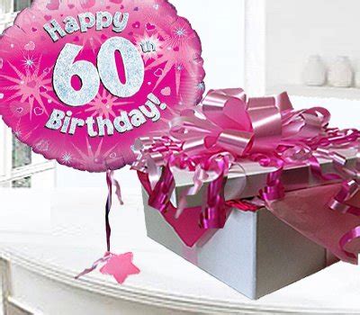 Have a birthday balloon bouquet, get well or congratulations balloons to celebrate a special day. Happy 60th Birthday Balloon in a Box ( Pink ) Code ...