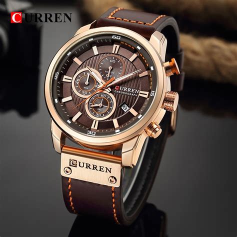 Curren Watch Top Brand Man Watches With Chronograph Sport Waterproof