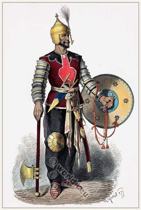 Persian Warrior In Full Armor 15th Century Persian Warrior Battle