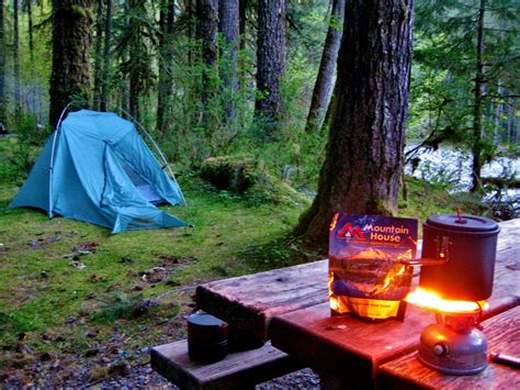 Camping At Graves Creek Campground In The Olympic National Park More
