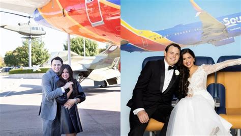 Southwest Airlines United A Now Married Couple And The Love Story Will