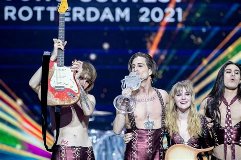 Italy wins eurovision song contest as the world's biggest music event returns in rotterdam. Photo gallery: Måneskin (Italy 2021) - Eurovision Song Contest