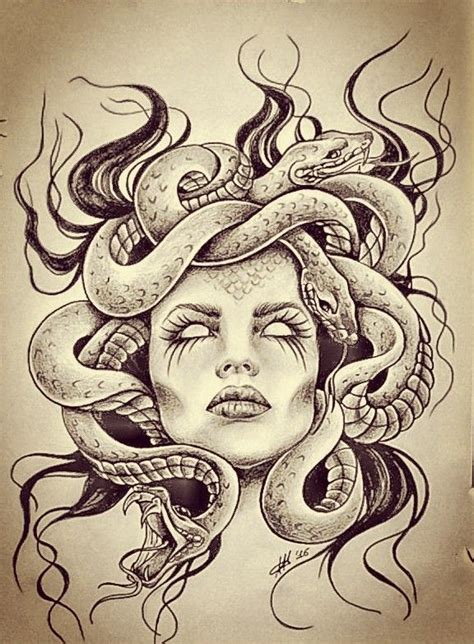 Medusa Drawing Mythology Tattoos Medusa Tattoo Design Picture Tattoos