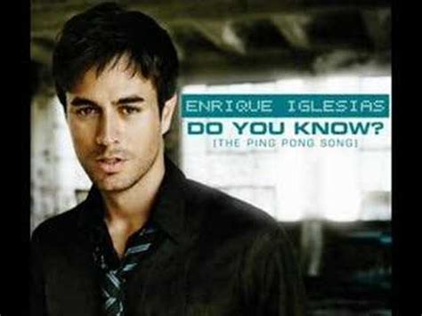 Enrique Iglesias Do You Know ReMiX By Palalex YouTube