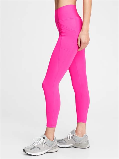 Gapfit High Rise Print Pocket 7 8 Leggings In Sculpt Revolution Best New Workout Clothes From