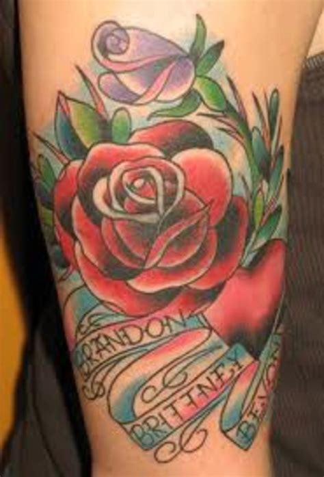 The image can be easily used for any free creative project. Heart And Rose Tattoos And Designs-Heart And Rose Tattoo ...