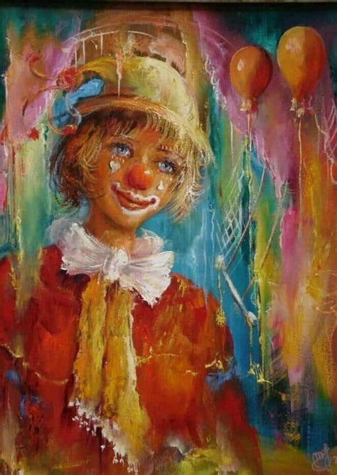 Pin By Chery Delane On Circo Clown Paintings Art