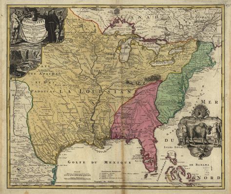 United States Map 1700