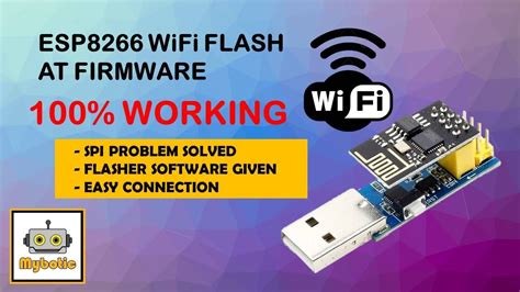 How To Flash Or Program Esp At Firmware By Using Esp Flasher And Programmer Iot Wifi