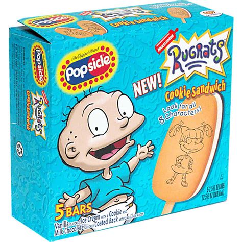 Popsicle Rugrats Cookie Sandwich With Characters Ice Cream Treats