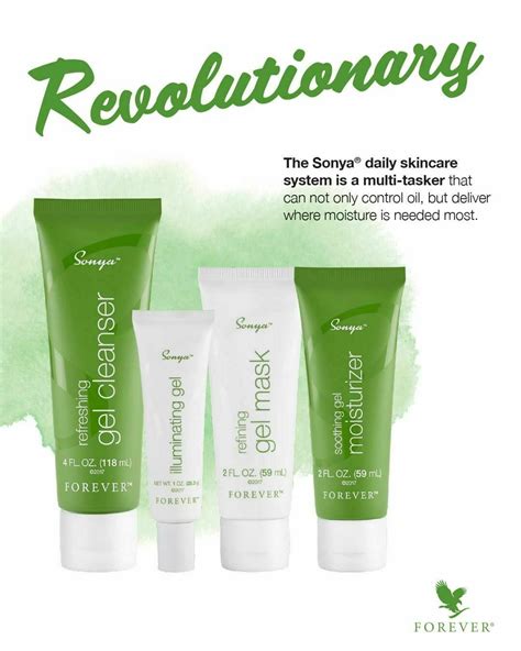 You Are Viewing Brand New Forever Living Sonya Skin Care Set Includes