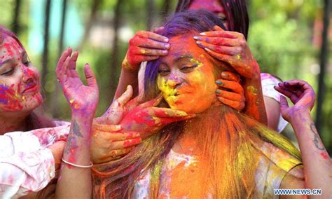 Hindu Festival Of Holi Marked In India Global Times