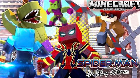 Spider Man No Way Home Addon For Mcpe Mod Spider Man Mod For
