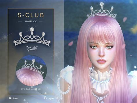 S Club Ll Ts4 Hair Cc 202017 The Sims 4 Catalog