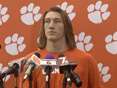 trevor lawrence speaks on acc title game with virginia clemson sports news