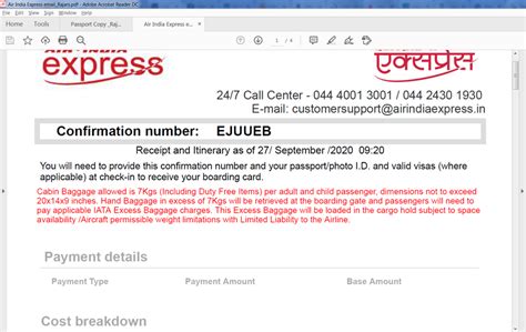 Air India Express — Request To Refund Failed Booking Airline Ticket