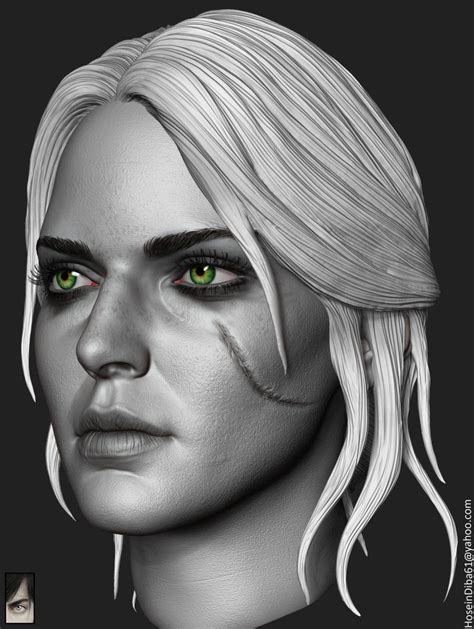 Artstation Ciri Done For Custom Witcher Series Of Action Figures