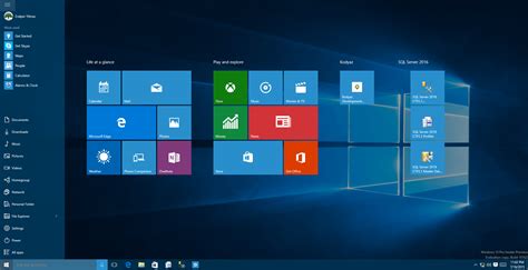 Start Screen Settings On Windows 10