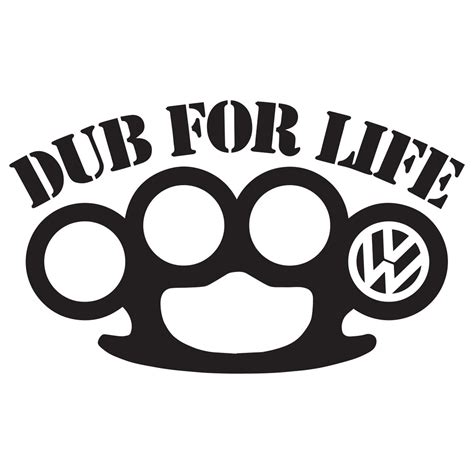 Dub For Life Vis Alle Stickers Foliegejldk