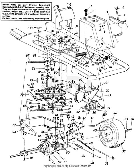 Mtd 130 526 000 1990 Parts Diagram For Parts05