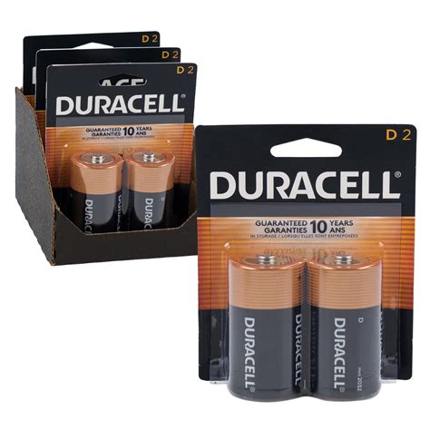 Wholesale 2pk Duracell D2 Battery