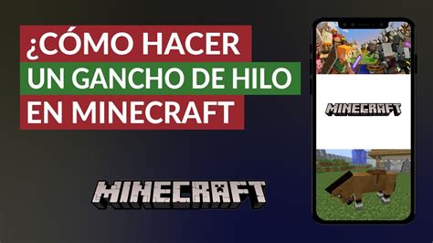 Cómo Hacer Un Gancho De Hilo O De Cuerda En Minecraft Crafteo Gancho