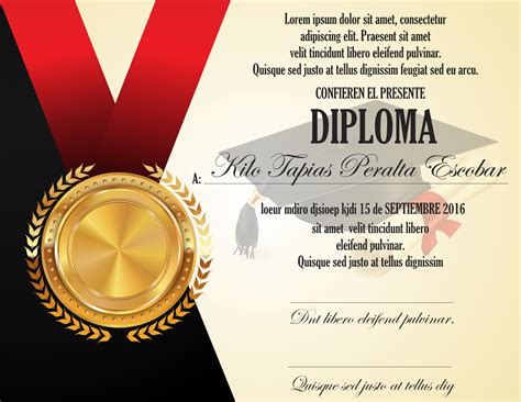 Diploma Charlotte Editable En Word Artofit